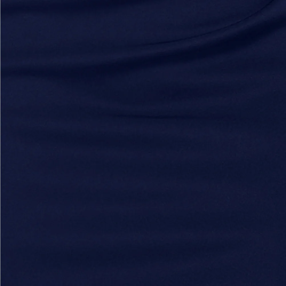 Xscape Blue Off Shoulder Scuba Gown Petite 6P NWT Formal Evening Dress GALA MOB - Picture 4 of 7